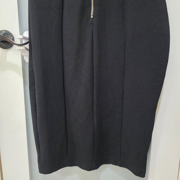 Kardashian Kollection Black Bodycon Dress XL | Cutout Front Detail - Picture 9 of 14